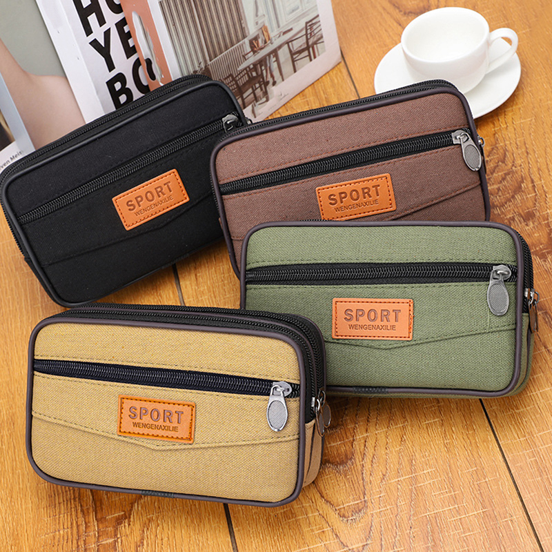 Men Accessories Bag - Multi Layer Men Phone Pouch Belt
