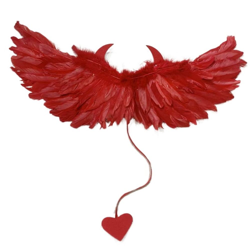 Men Accessories Photos - Creative Cosplay Accessories Angel Feather Wing