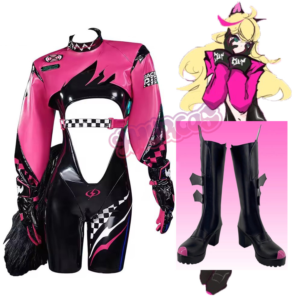 Men Accessories Set - Sexy Rinn Cosplay Costume Top And