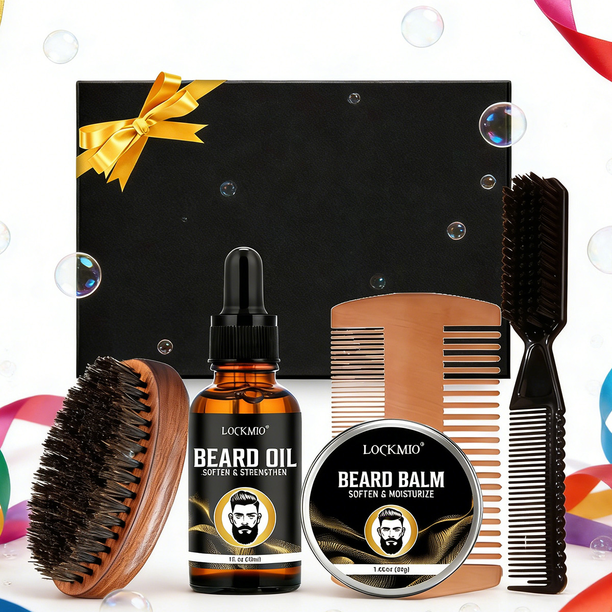 Men Accessories Combo - Valentine's Day Men's Beard Care Styling
