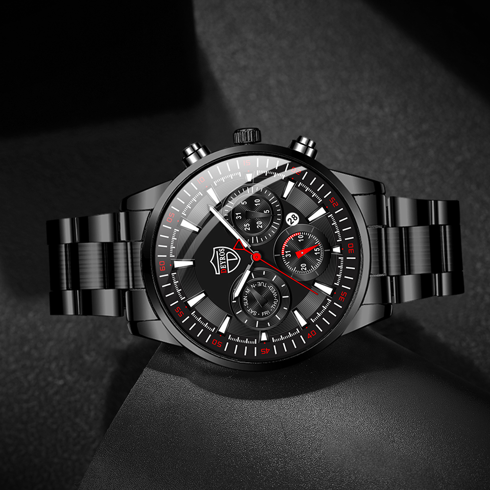 Fashion Mens Watches Set Luxur - Men Accessories For Wrist 评论和价格