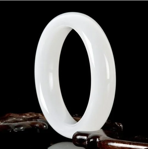 Genuine Natural White Jade Ban - Men Accessories Jewellery 评论和价格
