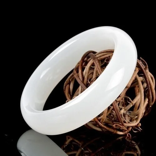 Genuine Natural White Jade Ban - Men Accessories Jewellery 评论和价格