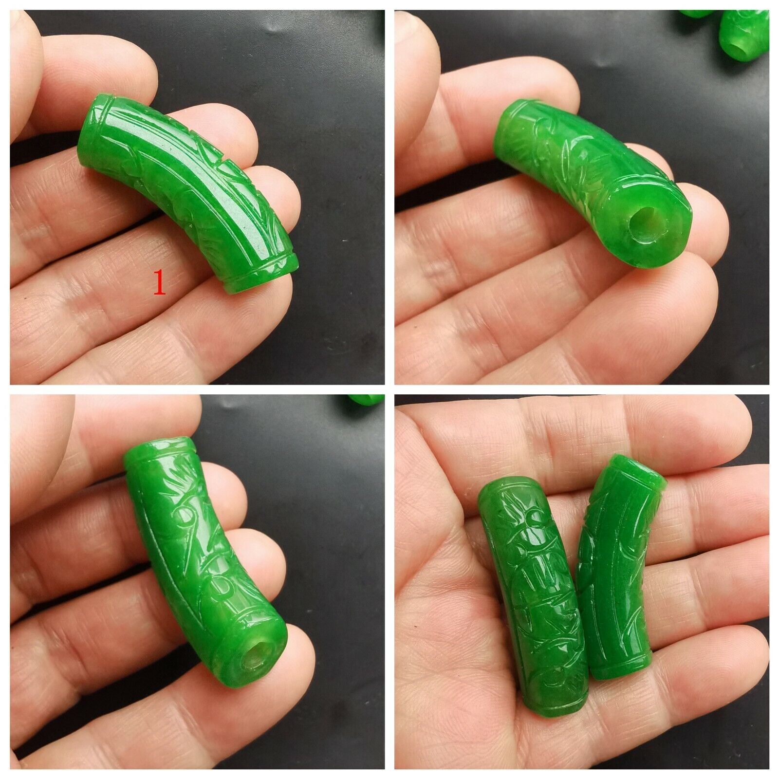 1pc Natural A Green Jade Money - Men Accessories Jewellery 评论和价格