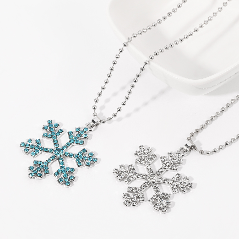 Magical Blue Crystal Snowflake - Men Accessories Jewelry 评论和价格