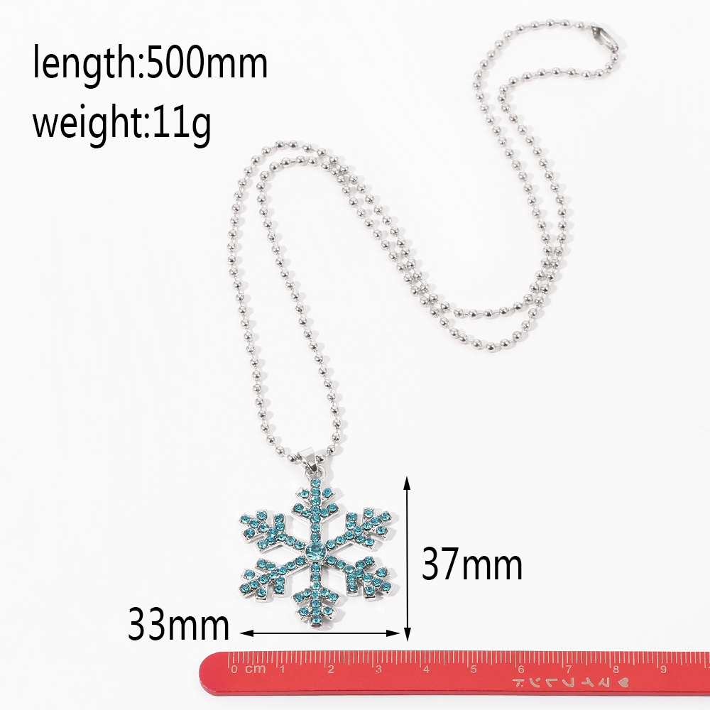 Magical Blue Crystal Snowflake - Men Accessories Jewelry 评论和价格