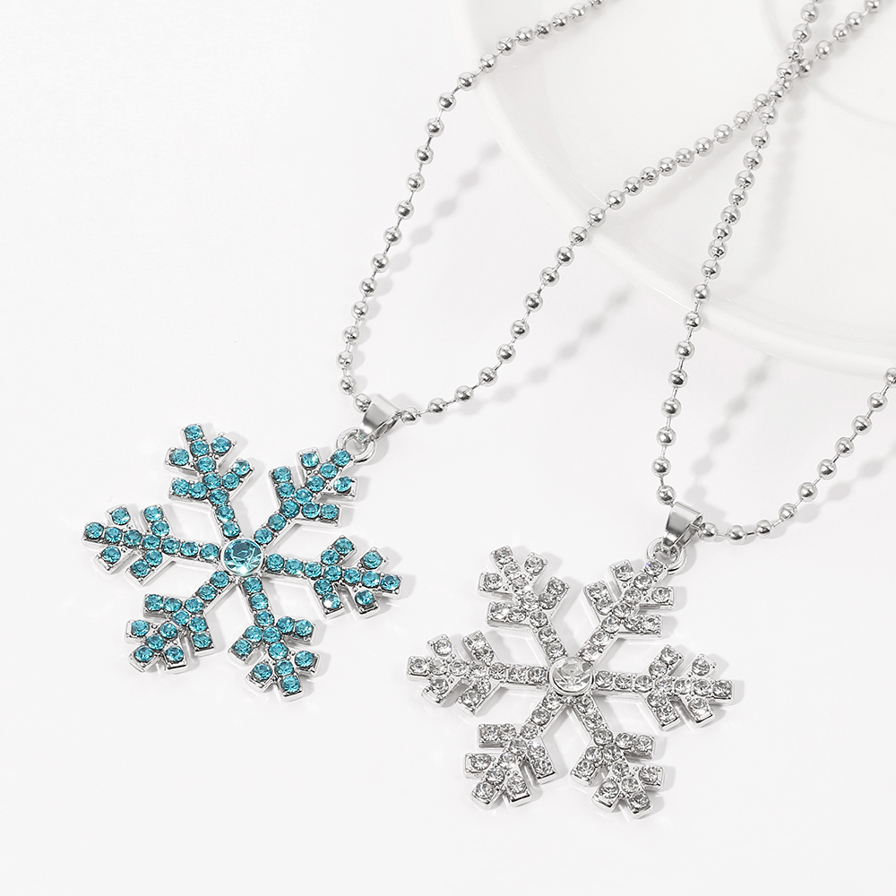 Magical Blue Crystal Snowflake - Men Accessories Jewelry 评论和价格