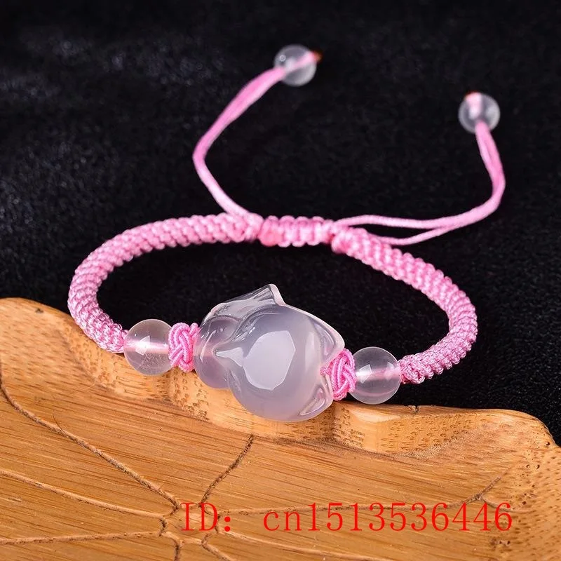 Chinese Natural Pink Agate Cha - Men Accessories Jewellery 评论和价格