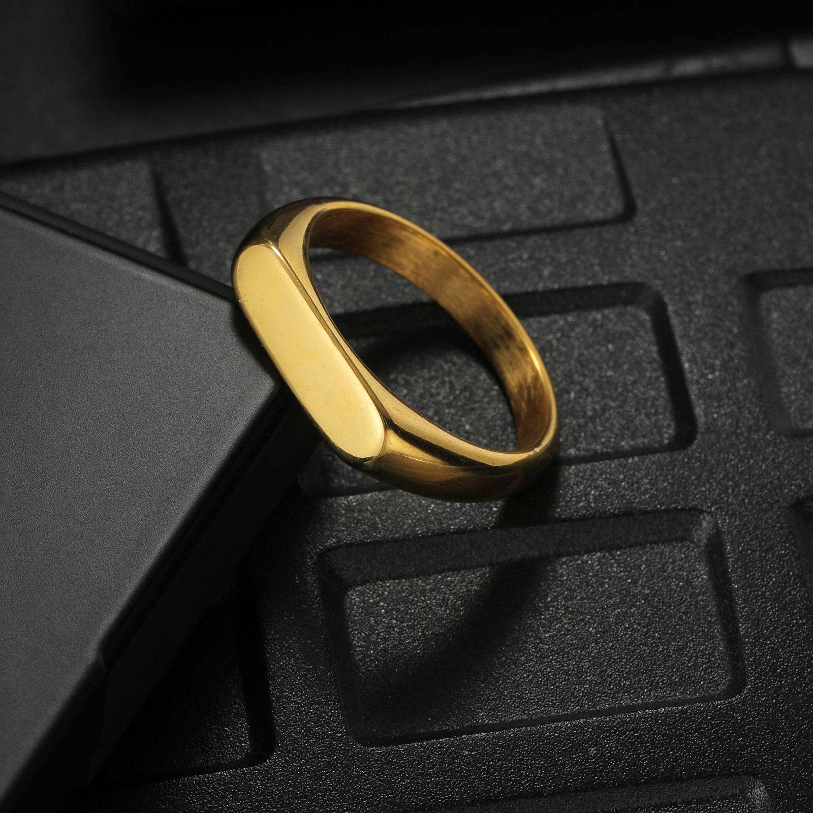 Customizable Stainless Steel S - Signet Ring Men 评论和价格
