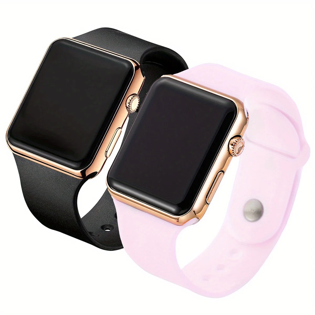 2pcs Couples Watch LED Display - Men Accessories For Wrist 评论和价格