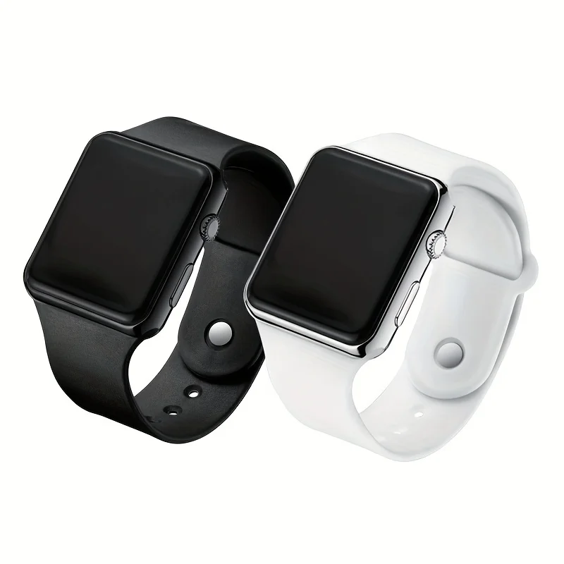 2pcs Couples Watch LED Display - Men Accessories For Wrist 评论和价格