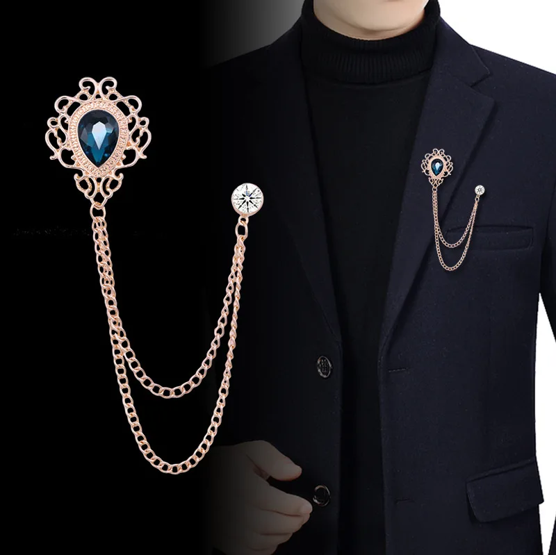 New Vintage Tassel Chain Rhine - Men Accessories Jewelry 评论和价格