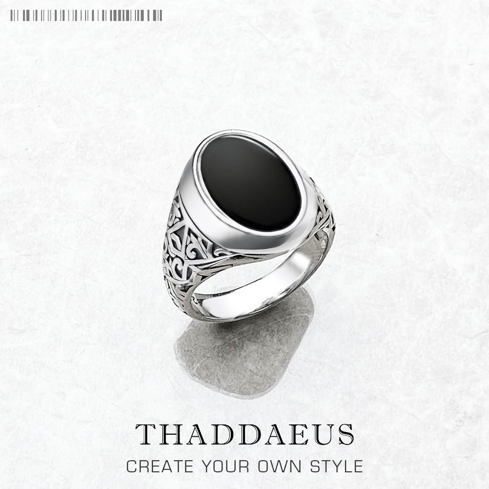 Black Oval Signet Ring Europe  - Signet Ring Men 评论和价格