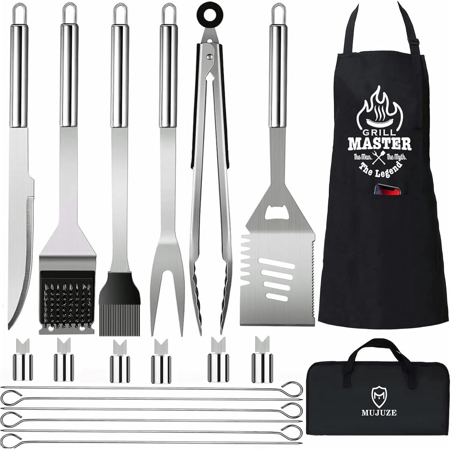 Grill Set with Apron for Men,  - Men Accessories Combo 评论和价格