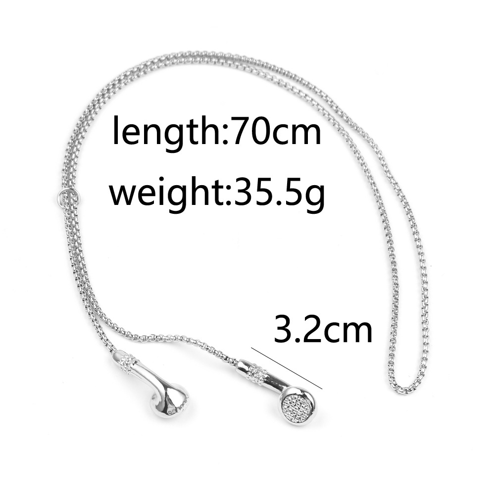 Fashion Hip Hop Charm Music He - Men Accessories Photos 评论和价格