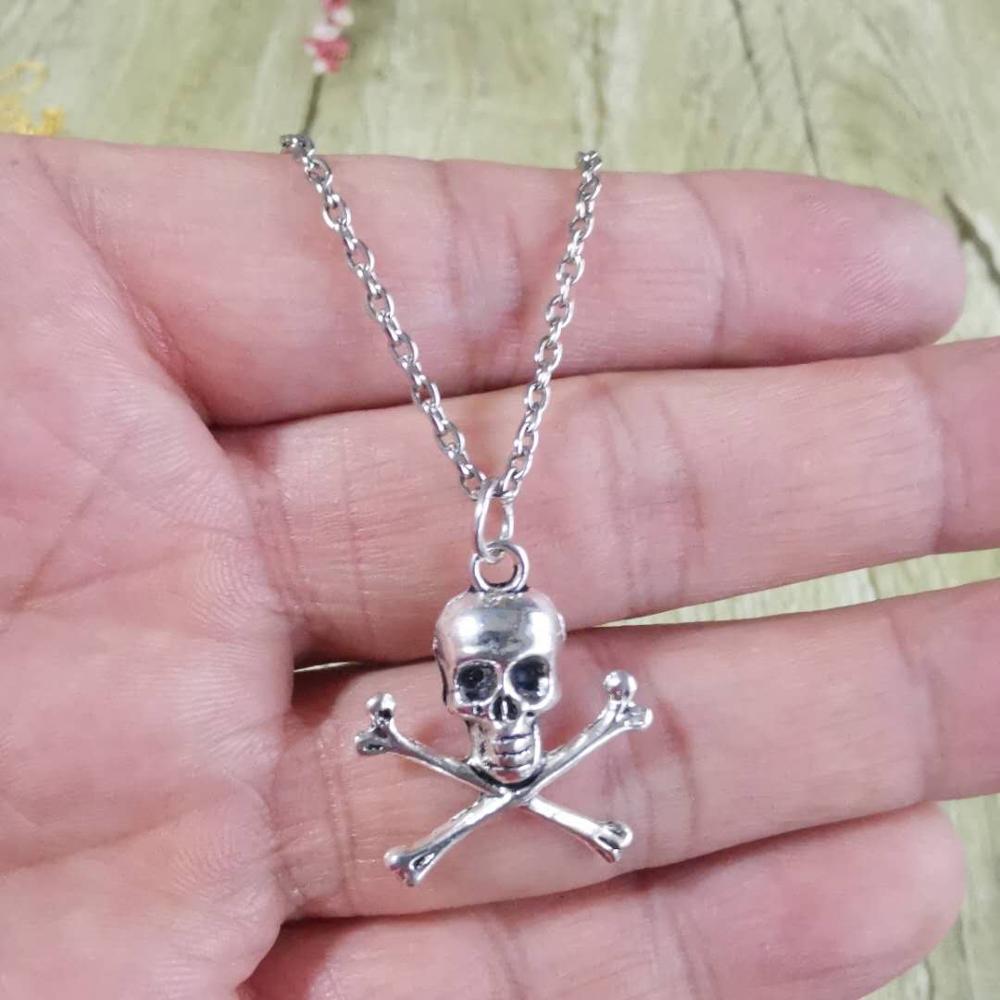 Skull Pendant Necklace for Wom - Men Accessories Aesthetic 评论和价格