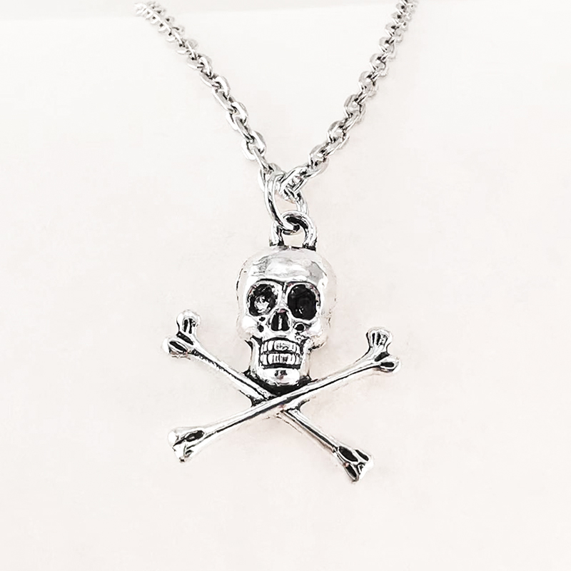 Skull Pendant Necklace for Wom - Men Accessories Aesthetic 评论和价格