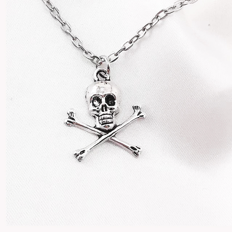 Skull Pendant Necklace for Wom - Men Accessories Aesthetic 评论和价格