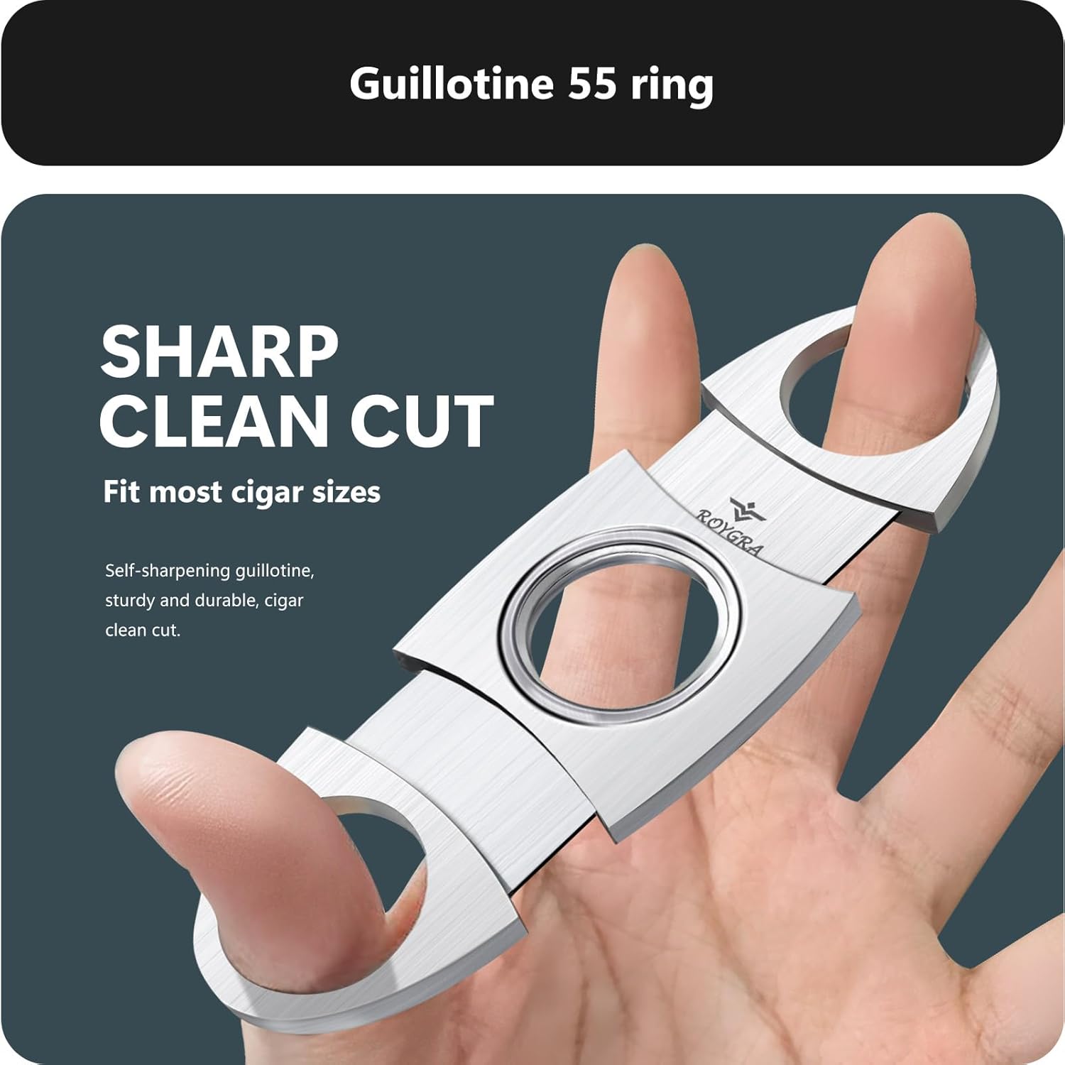 Cigar Cutter Set 3 Pack, Stain - Men Accessories Set 评论和价格