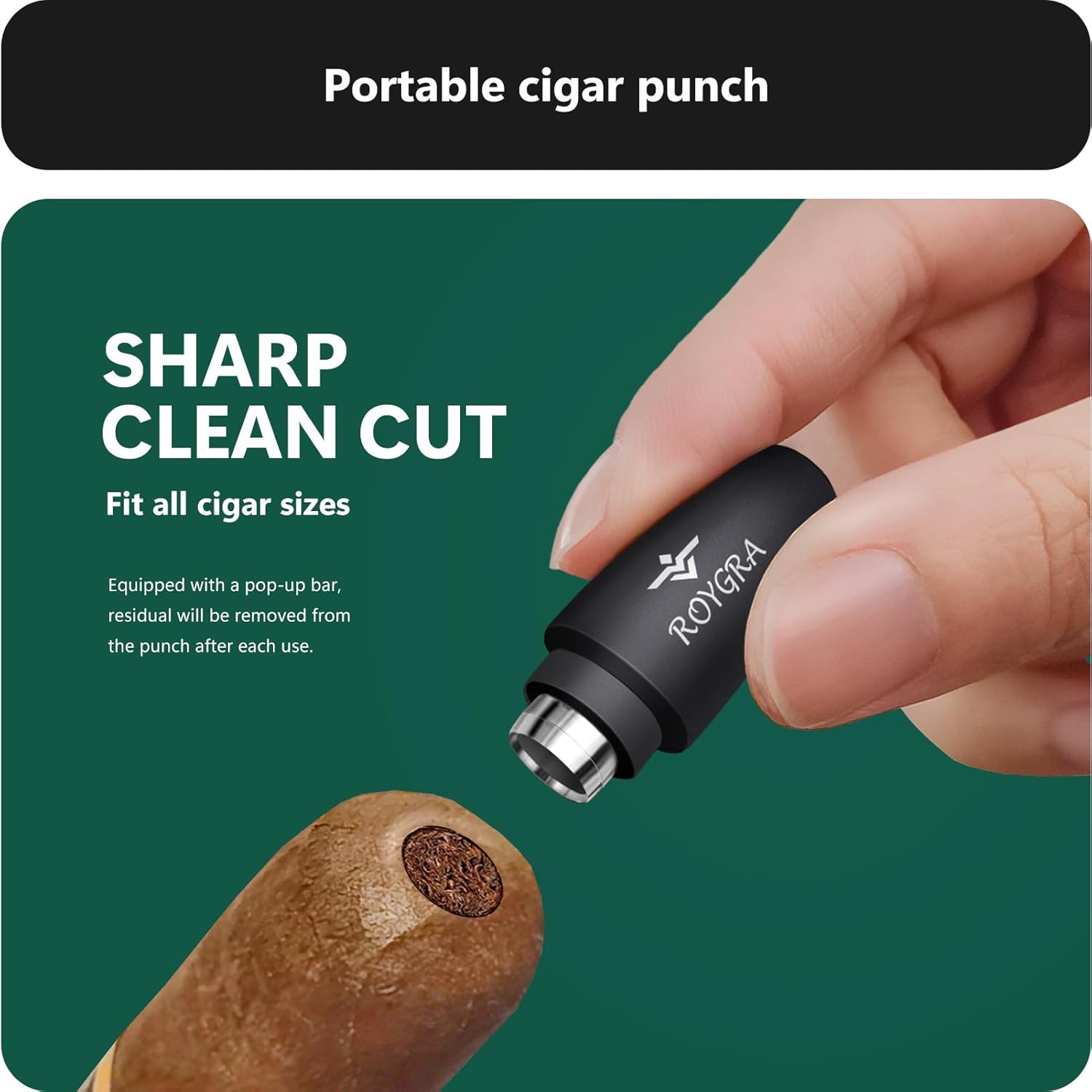 Cigar Cutter Set 3 Pack, Stain - Men Accessories Set 评论和价格