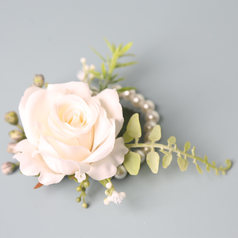 Artificial Rose Boutonniere Wr - Men Accessories For Wrist 评论和价格