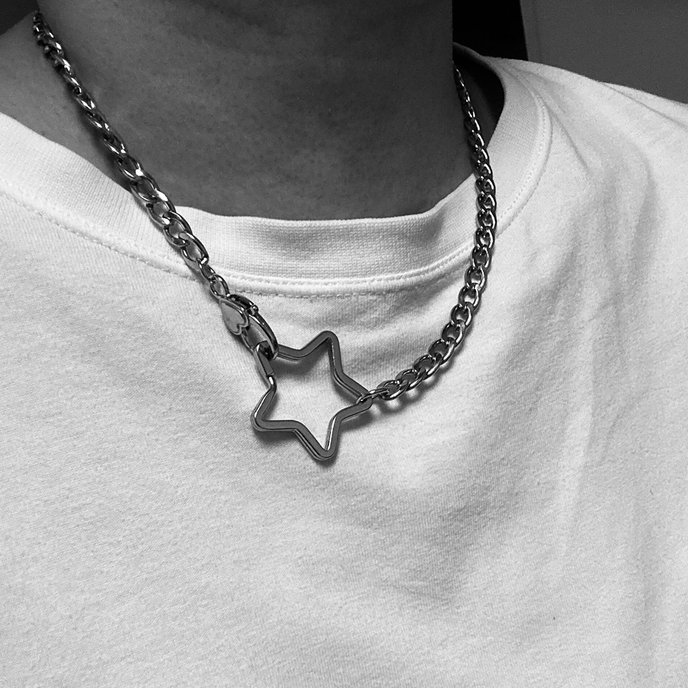 Gothic Stainless Steel Cuban C - Men Accessories Aesthetic 评论和价格
