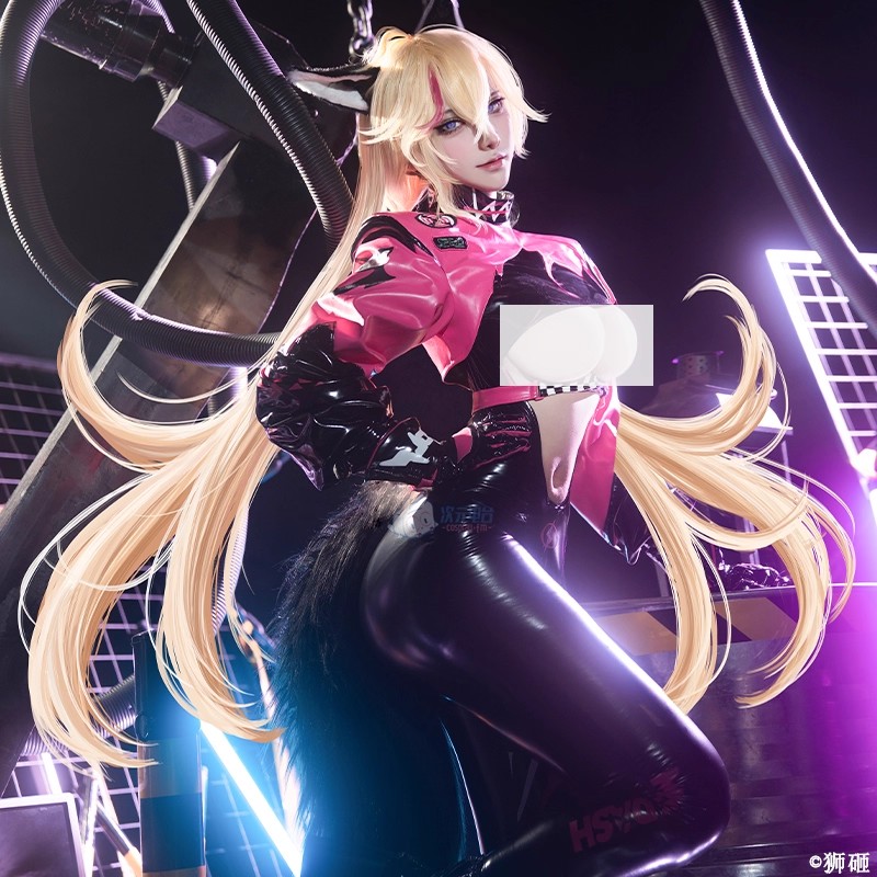 Sexy Rinn Cosplay Costume Top  - Men Accessories Set 评论和价格