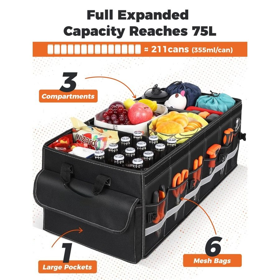 Car Trunk Organizer for SUV 75 - Men Accessories Bag 评论和价格