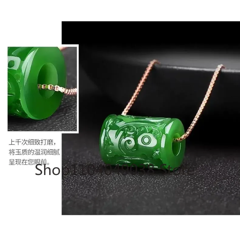 Natural Green Jade Money Beads - Men Accessories Jewellery 评论和价格