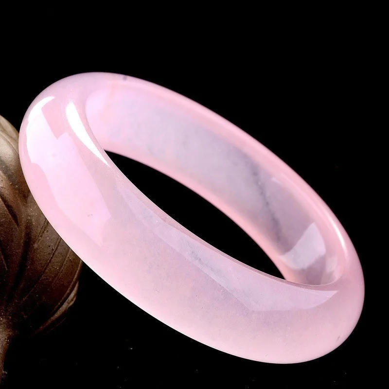 Genuine Natural Pink Jade Bang - Men Accessories Jewellery 评论和价格