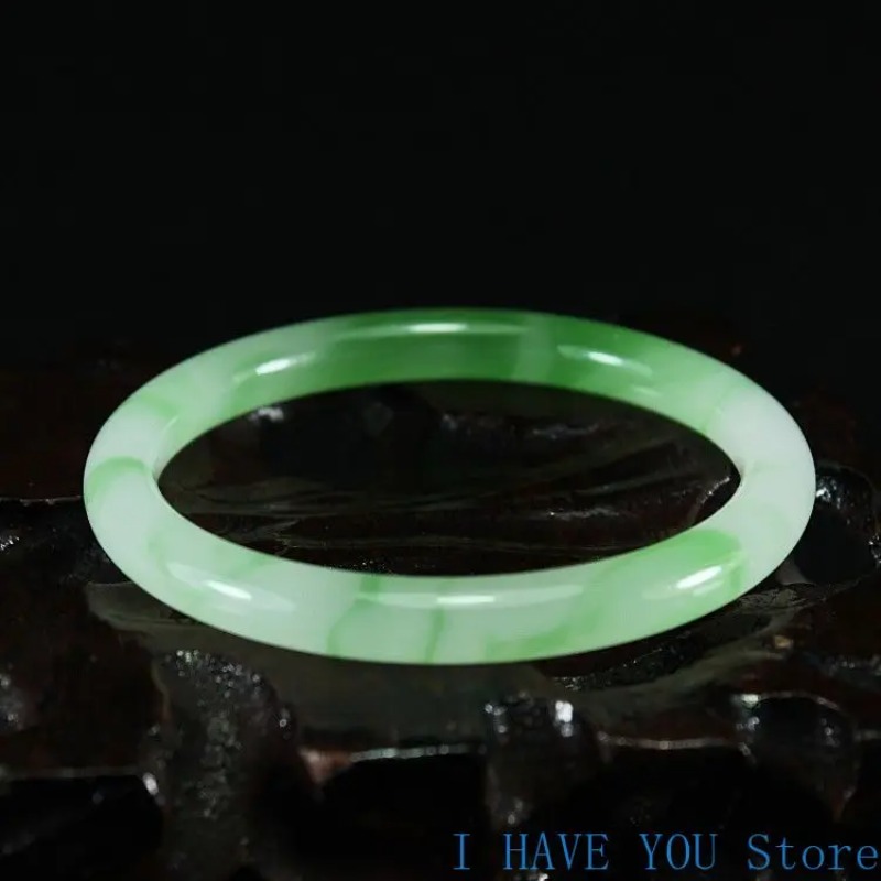 Natural Jade Bangle Women Gift - Men Accessories Jewellery 评论和价格
