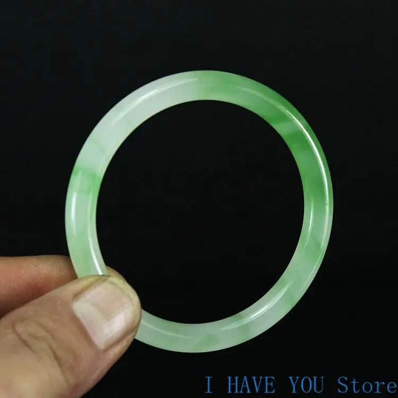 Natural Jade Bangle Women Gift - Men Accessories Jewellery 评论和价格