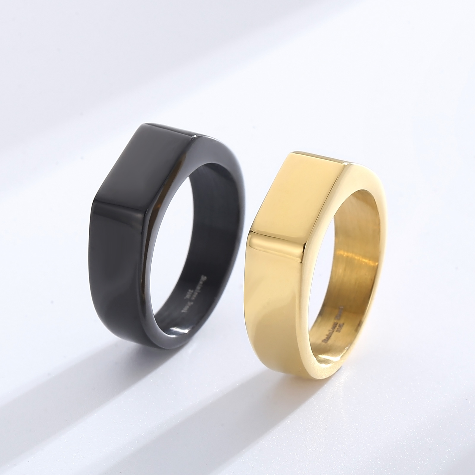 Signet Ring Stainless Steel Ri - Signet Ring Men 评论和价格