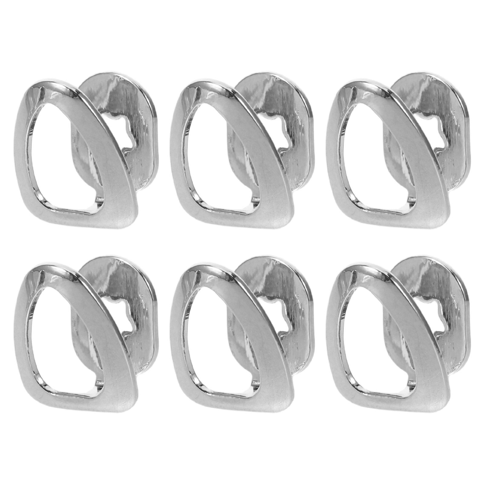 6Pcs Metal Top Tooth Single Gr - Men Accessories Photos 评论和价格