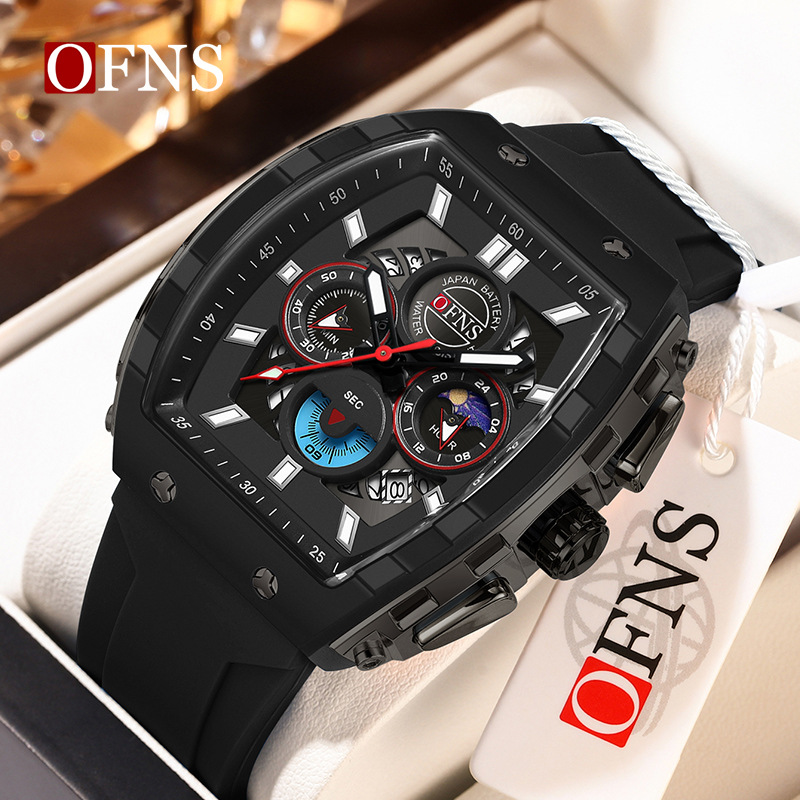 Multifunction Chronograph Men  - Men Accessories For Wrist 评论和价格