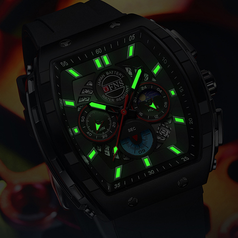 Multifunction Chronograph Men  - Men Accessories For Wrist 评论和价格