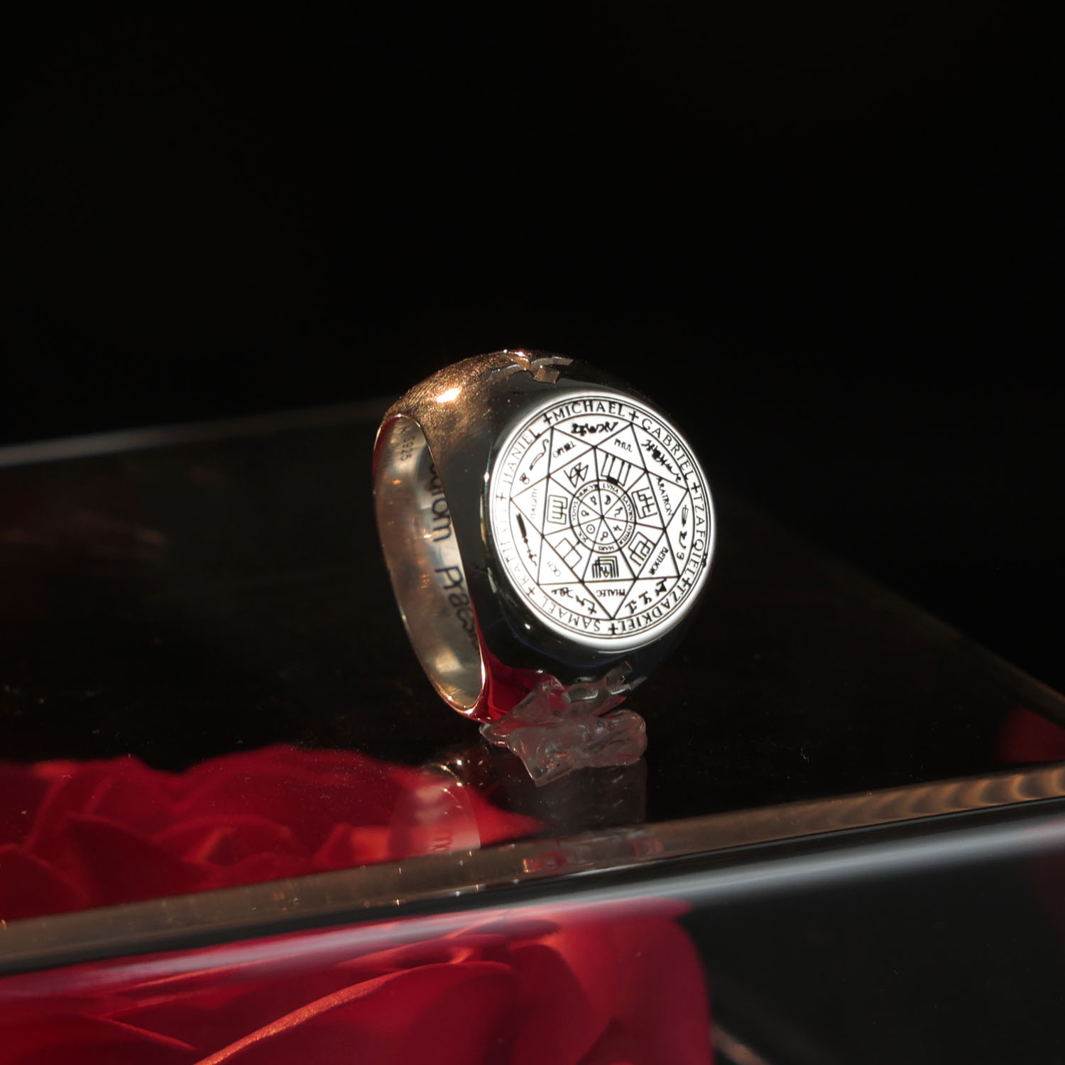 20mm Solid Signet Ring 925 Sil - Signet Ring Men 评论和价格