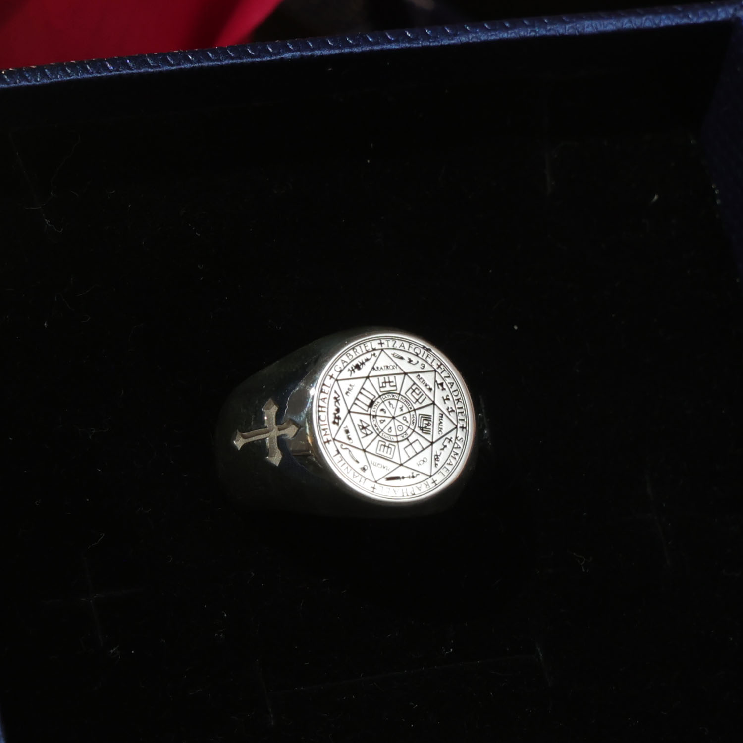 20mm Solid Signet Ring 925 Sil - Signet Ring Men 评论和价格