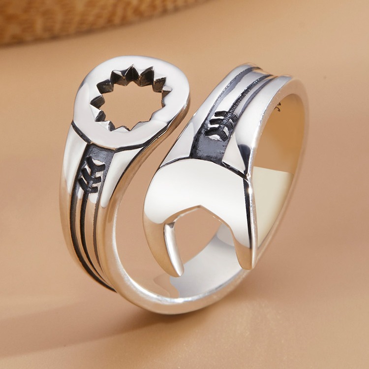 925 Sterling Silver Wrench Adj - Men Accessories Jewellery 评论和价格
