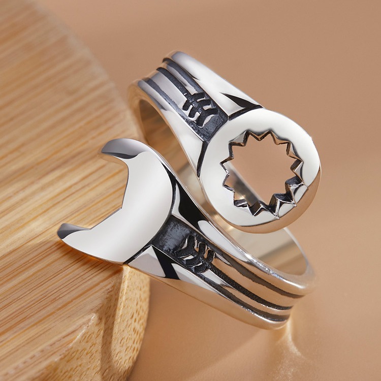 925 Sterling Silver Wrench Adj - Men Accessories Jewellery 评论和价格
