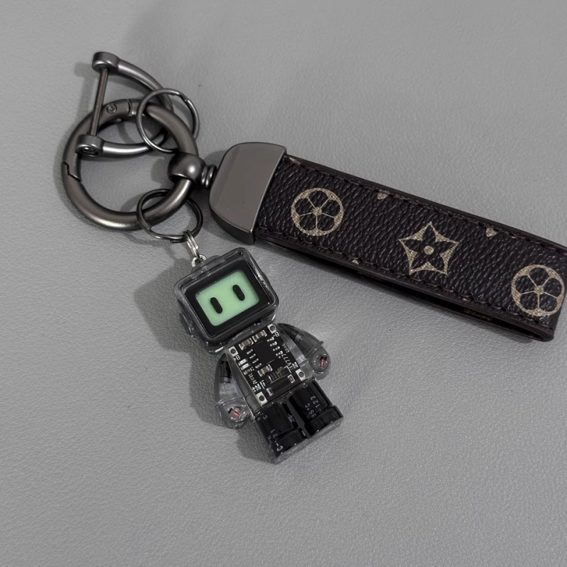 New Luminous Robot Keychain, B - Men Accessories Bag 评论和价格