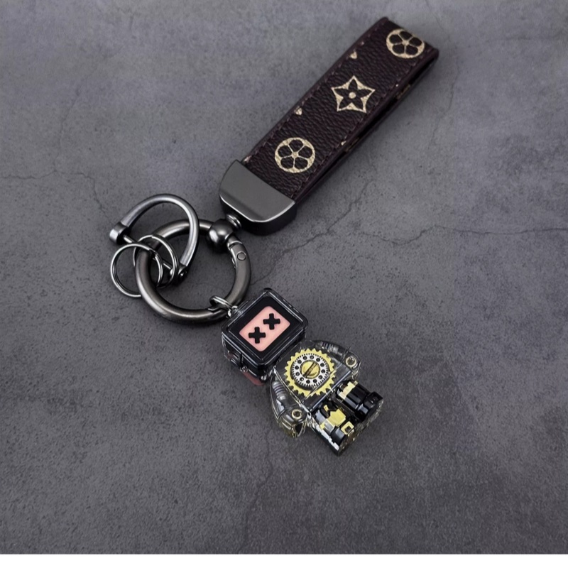 New Luminous Robot Keychain, B - Men Accessories Bag 评论和价格