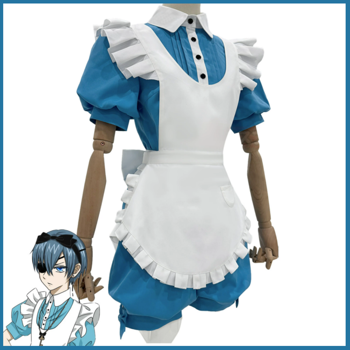 Anime Ciel Phantomhive Smile C - Men Accessories Set 评论和价格