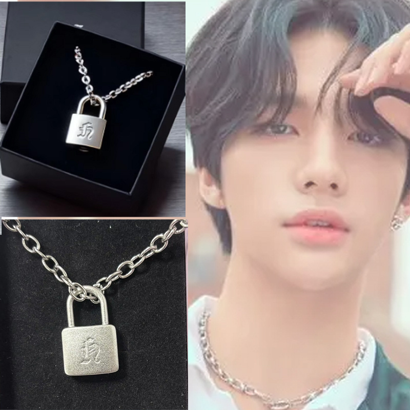 Smooth Matte Finish Metal Lock - Men Accessories Jewelry 评论和价格