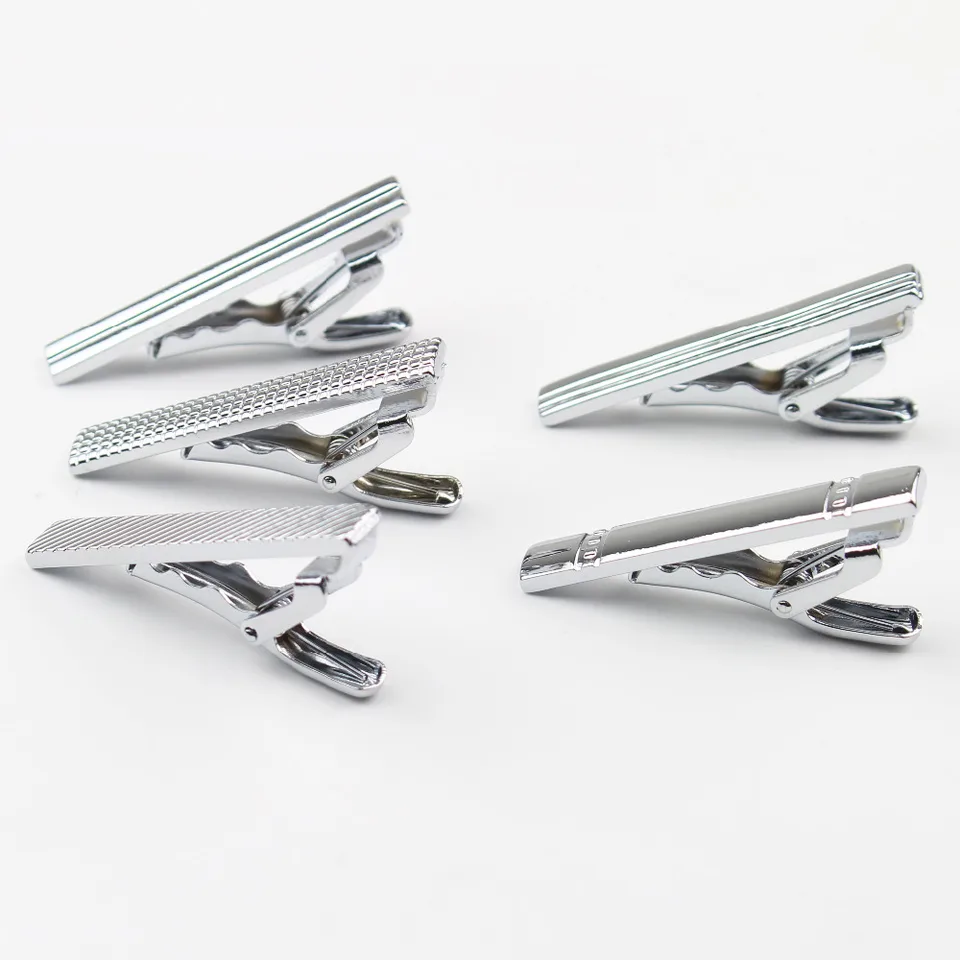 Men's Neck 4cm Tie Pin Clips C - Men Accessories Jewelry 评论和价格