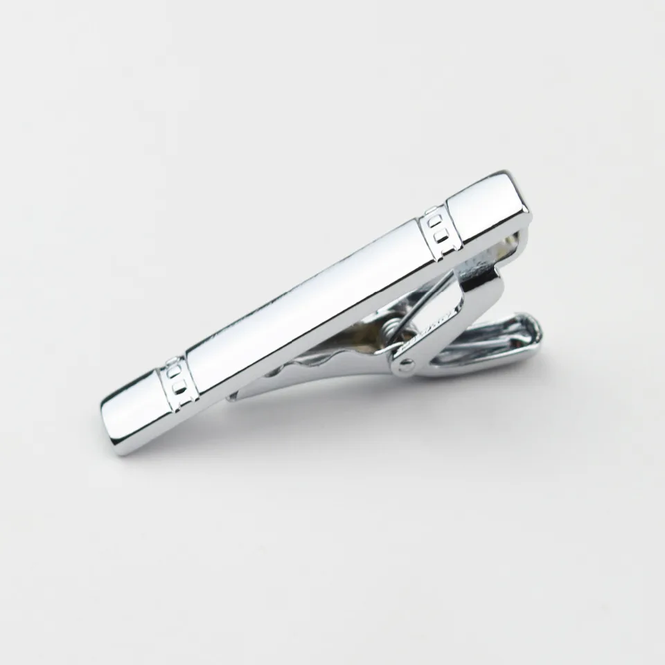 Men's Neck 4cm Tie Pin Clips C - Men Accessories Jewelry 评论和价格