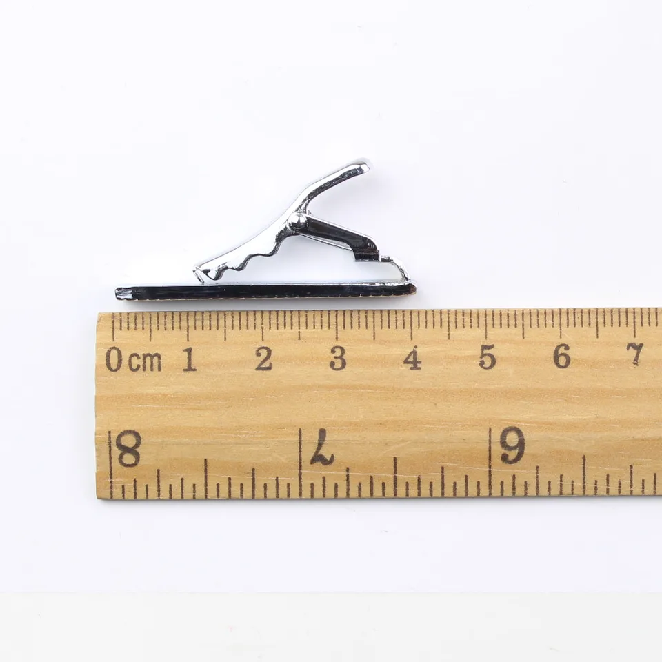 Men's Neck 4cm Tie Pin Clips C - Men Accessories Jewelry 评论和价格
