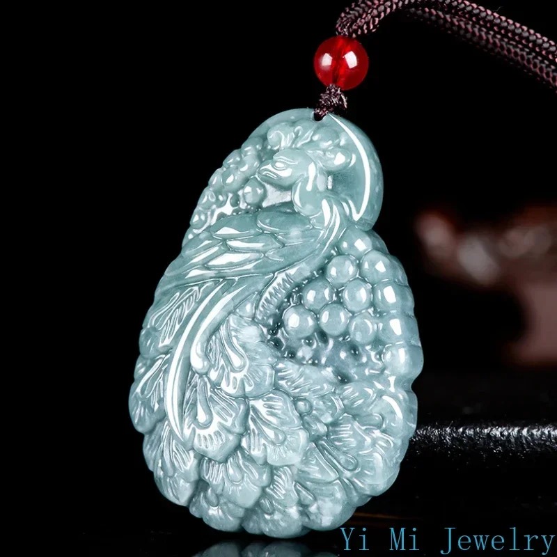 Natural A-goods Jadeite Blue W - Men Accessories Jewellery 评论和价格