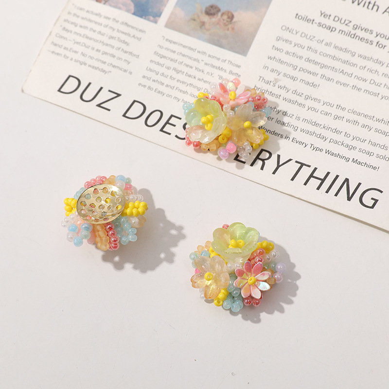 2pcs Crystal Flower Patches fo - Men Accessories Jewellery 评论和价格