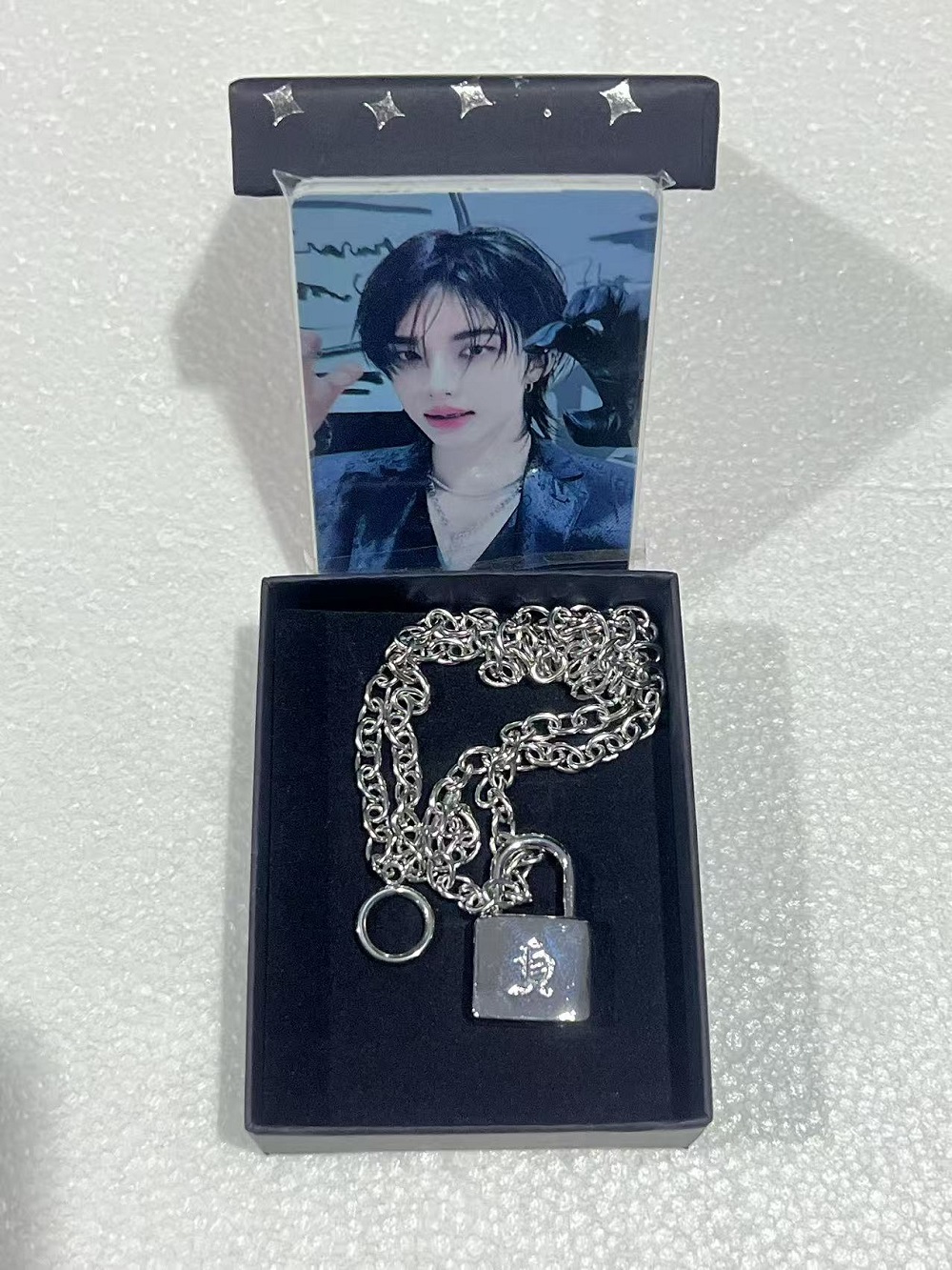 Smooth Matte Finish Metal Lock - Men Accessories Jewelry 评论和价格